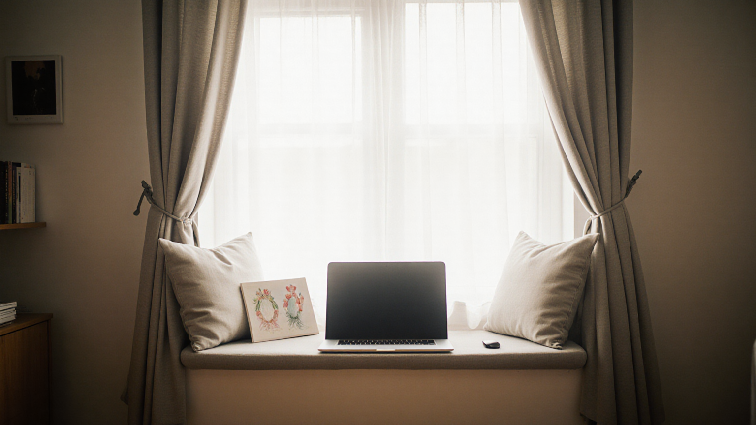 Renter Curtain Tieback Airflow and Window-Seat Layout for Hot Rooms