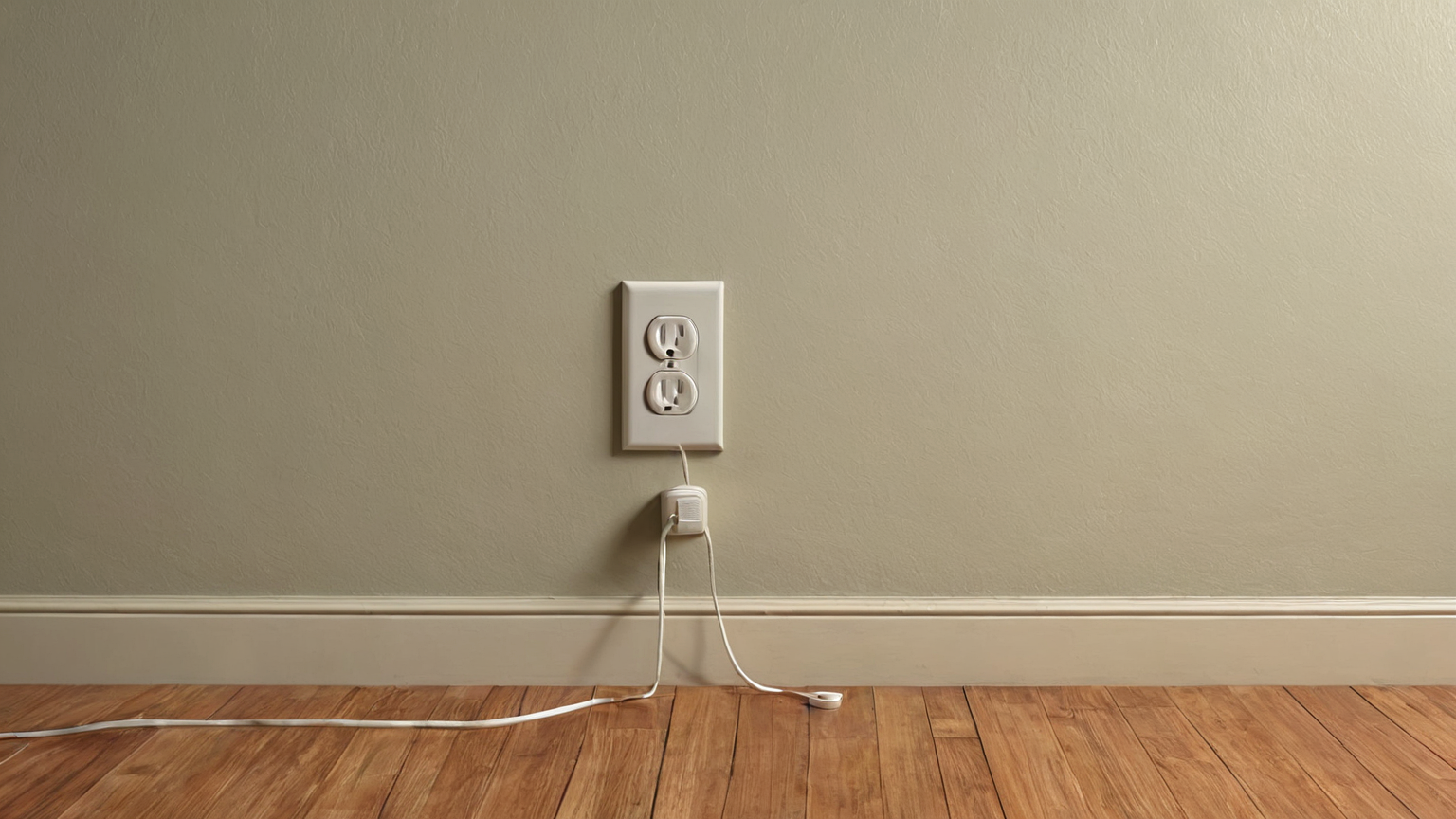 Renter safe cord path away from water
