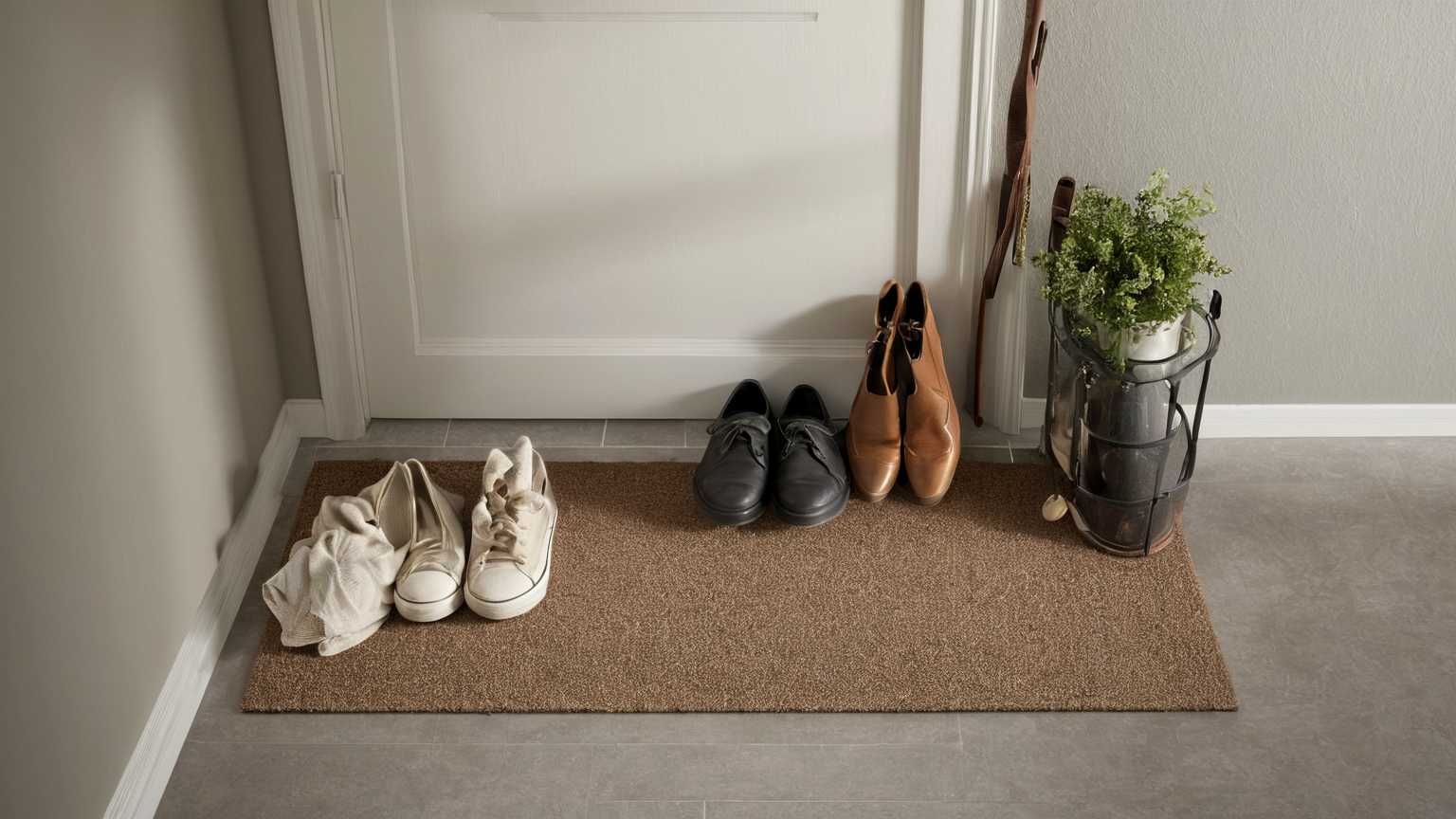 Small Apartment Pollen and Dust Drop Zone: Renter-Safe Entryway Layout